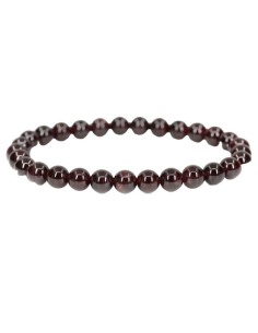 Bracelet 4 mm en grenat - Encens.fr