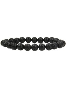 Bracelet 4 mm en lave - Encens.fr