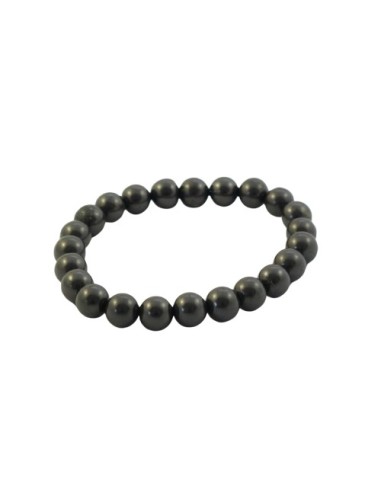 Photo de Bracelet 4 mm en shungite - Encens.fr - Boutique ésotérique en ligne - vente de Bracelet 4 mm en shungite