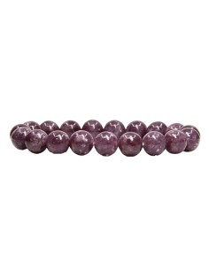 Photo de Bracelet 6 mm en lépidolite - Encens.fr - Boutique ésotérique en ligne - vente de Bracelet 6 mm en lépidolite