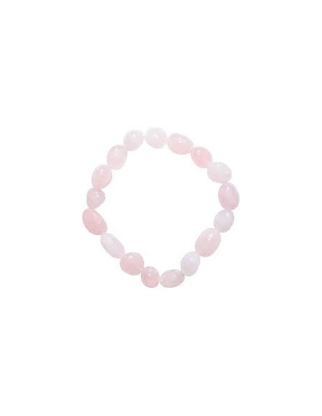 Bracelet nugget en quartz rose - Encens.fr