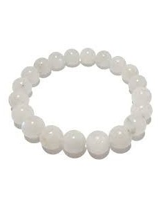 Photo de Bracelet 8 mm en pierre de lune grise - Encens.fr - Boutique ésotérique en ligne - vente de Bracelet 8 mm en pierre de