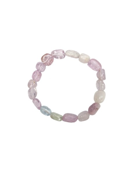 Photo de Bracelet nugget en kunzite - Encens.fr - Boutique ésotérique en ligne - vente de Bracelet nugget en kunzite