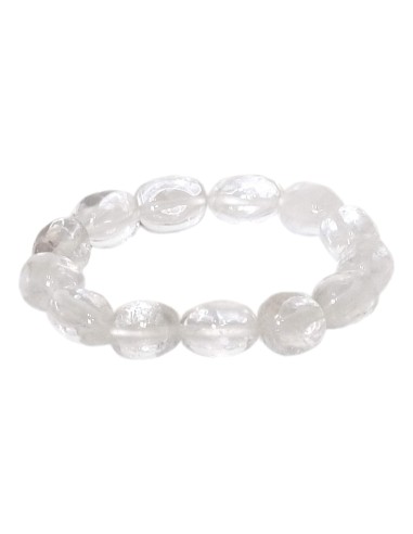 Photo de Bracelet nugget en cristal de roche - Encens.fr - Boutique ésotérique en ligne - vente de Bracelet nugget en cristal de