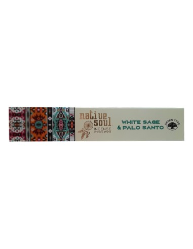 Photo de Encens Native Soul White sage et Palo santo - Encens.fr - Boutique ésotérique en ligne - vente de Encens Native Soul Wh