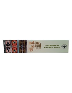 Photo de Encens Native Soul Sweetgrass et Yerba santa - Encens.fr - Boutique ésotérique en ligne - vente de Encens Native Soul S