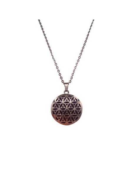Photo de Pendentif fleur de vie en améthyste - Encens.fr - Boutique ésotérique en ligne - vente de Pendentif fleur de vie en amé