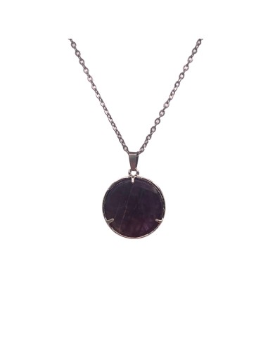 Pendentif fleur de vie en améthyste