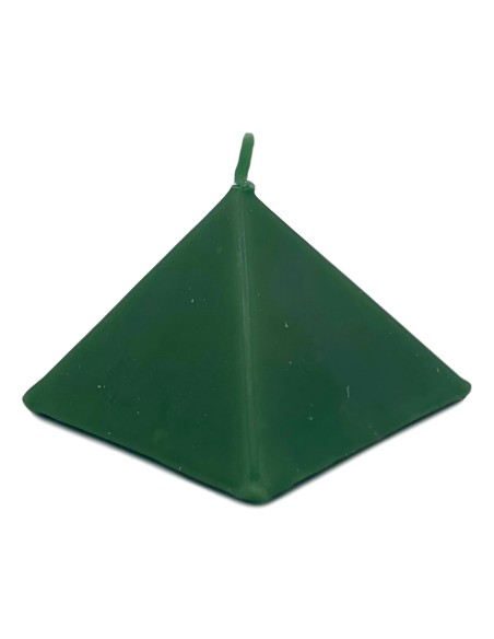 Photo de Bougie Pyramide verte - Encens.fr - Boutique ésotérique en ligne - vente de Bougie Pyramide verte