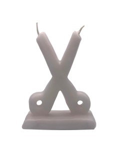 Photo de Bougie ciseaux blanc - Encens.fr - Boutique ésotérique en ligne - vente de Bougie ciseaux blanc