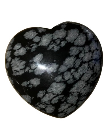 Photo de Coeur en obsidienne neige 4cm - Encens.fr - Boutique ésotérique en ligne - vente de Coeur en obsidienne neige 4cm