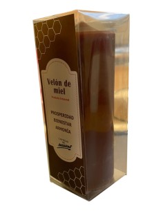 Photo de Bougie artisanale aromatisée au miel - Encens.fr - Boutique ésotérique en ligne - vente de Bougie artisanale aromatisée