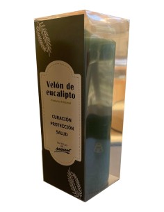 Photo de Bougie artisanale aromatisée à l'eucalyptus - Encens.fr - Boutique ésotérique en ligne - vente de Bougie artisanale aro