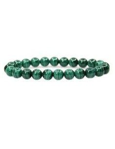 Bracelet 6 mm en azurite malachite - Encens.fr