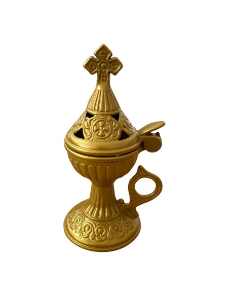 Photo de Encensoir orthodoxe grand modèle - Encens.fr - Boutique ésotérique en ligne - vente de Encensoir orthodoxe grand modèle
