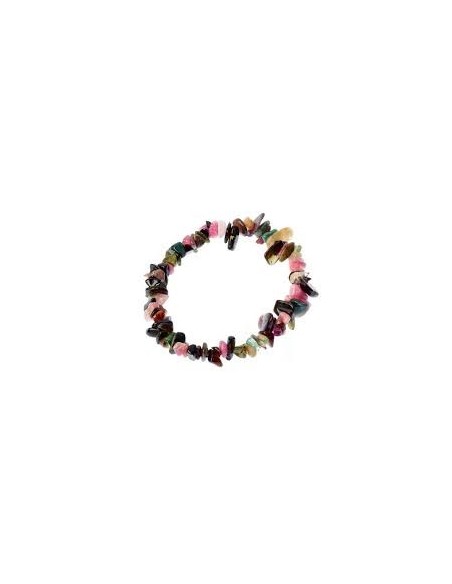 Bracelet baroque en tourmaline multicolore