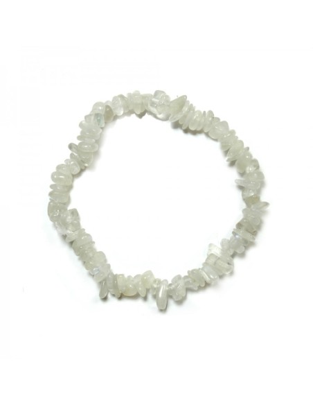 Photo de Bracelet baroque en labradorite blanche - Encens.fr - Boutique ésotérique en ligne - vente de Bracelet baroque en labra