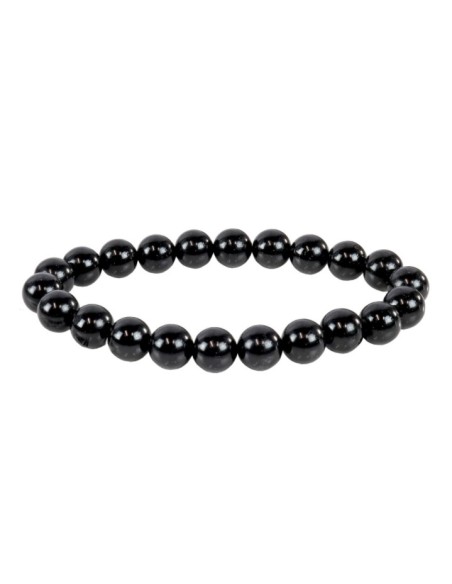 Photo de Bracelet 6 mm en tourmaline noire - Encens.fr - Boutique ésotérique en ligne - vente de Bracelet 6 mm en tourmaline noi