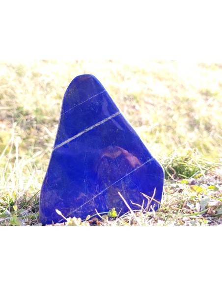 Tranche de Lapis Lazuli polie 297g