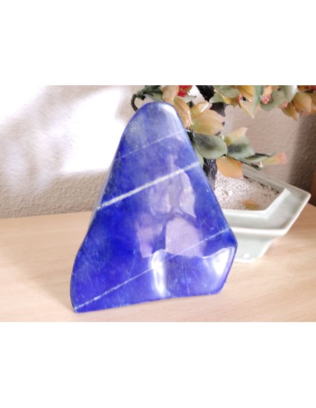 Tranche de Lapis Lazuli polie 297g