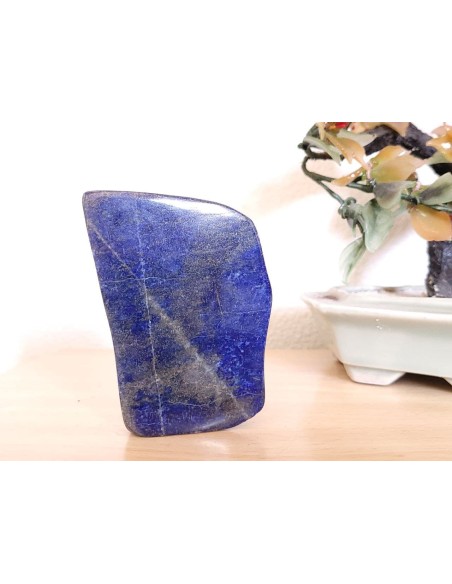Tranche de Lapis Lazuli polie 981g