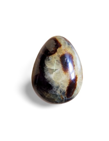 Photo de Oeuf en Jaspe Septaria petit modèle - Encens.fr - Boutique ésotérique en ligne - vente de Oeuf en Jaspe Septaria petit 