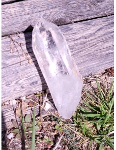 Photo de Pointe brute en Cristal de roche XL - Encens.fr - Boutique ésotérique en ligne - vente de Pointe brute en Cristal de ro 2