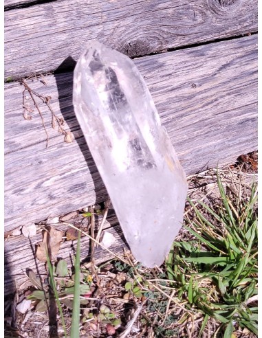 Pointe brute en Cristal de roche XL