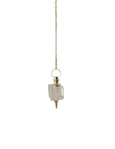 Photo de Pendule cubiton en cristal de roche - Encens.fr - Boutique ésotérique en ligne - vente de Pendule cubiton en cristal de
