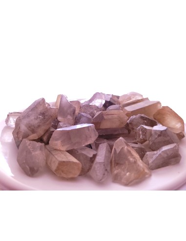 Photo de Pointes naturelles en quartz fumé au kilo - Encens.fr - Boutique ésotérique en ligne - vente de Pointes naturelles en q