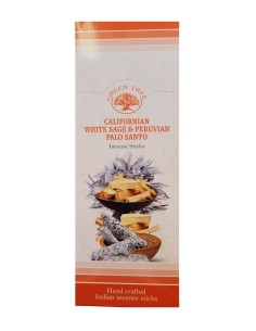 Photo de Encens Green Tree Sauge Blanche californienne et Palo Santo péruvienne - Encens.fr - Boutique ésotérique en ligne - ven