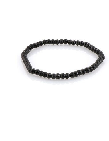 Bracelet 6 mm en spinelle black