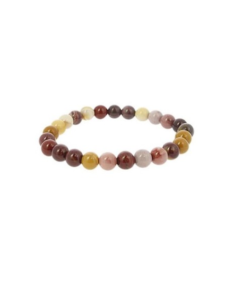 Bracelet 6 mm en mokaite - Encens.fr