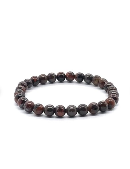 Bracelet 6 mm en ?il de taureau - Encens.fr