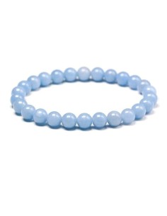 Bracelet 8 mm en angélite - Encens.fr