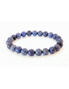 Bracelet 8 mm en dumotiérite - Encens.fr