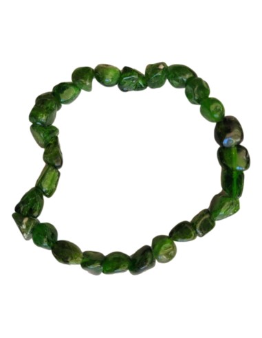 Bracelet nugget en chromodiopside - Élégance et énergie naturelle pour votre poignet