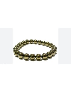 Bracelet 6 mm en pyrite