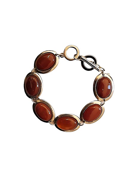 Bracelet fantaisie en Cornaline