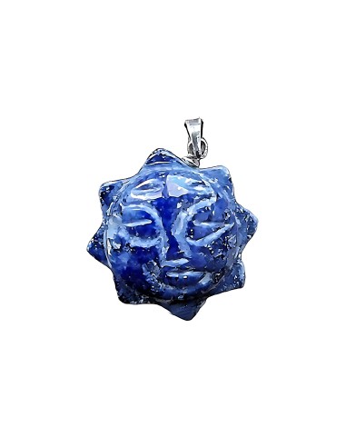 Pendentif soleil en Lapis lazuli