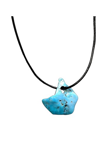 Pendentif Pétale en Turquoise