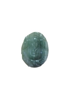 Palet gravé Ganesh en Aventurine
