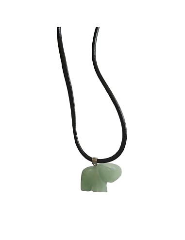 Pendentif éléphant en Jade