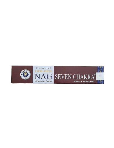 Encens Golden Nag 7 Chakras