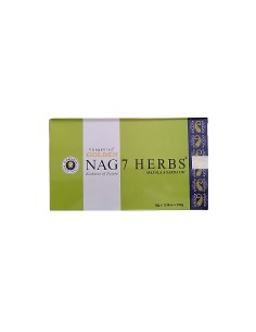 Boîte d'encens de 12 étuis Golden Nag 7 herbes