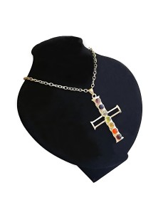 Pendentif 7 Chakras en Argent