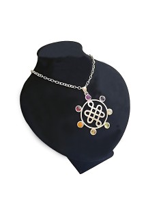 Pendentif 7 Chakras en Argent