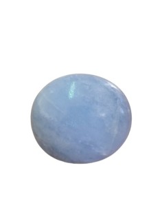 Galet en calcite bleu