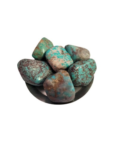 Photo de Turquoise en pierre roulée 250 g - Encens.fr - Boutique ésotérique en ligne - vente de Turquoise en pierre roulée 250 g
