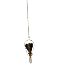 Photo de Pendule ange en Oeil de tigre - Encens.fr - Boutique ésotérique en ligne - vente de Pendule ange en Oeil de tigre